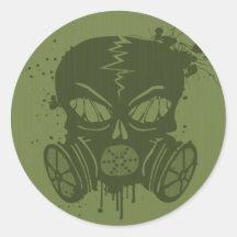 Gassed Round Sticker