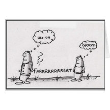 Gassy Cartoon Card