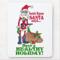Gastric Bypass Santa mousepads by TheGalacticGroundhog Gastric Bypass Santa mousepads