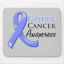 Gastric Cancer Awareness Ribbon Mouse Pads