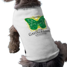 Gastroparesis Butterfly Dog T Shirt