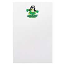 Gastroparesis Fighting Penguin Custom Stationery