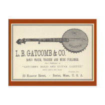 Gatcomb Ad Postcard postcards