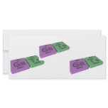 Gate  as Ga Gallium and Te Tellurium rack cards
