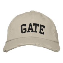Gate Embroidered Hat embroidered hats by cityshirts Gate Embroidered Hat embroidered hats