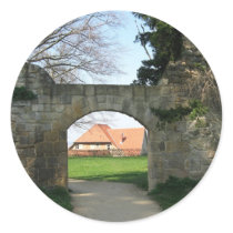 gate in town wall stickers