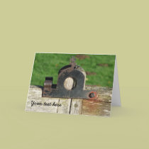 "Gate Latch at 11c Norman Church"  England cards