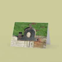 "Gate Latch at 11c Norman Church"  England cards