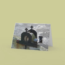 "Gate Latch at the Abbey" Northumberland, England cards
