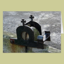 "Gate Latch at the Abbey" Northumberland, England cards