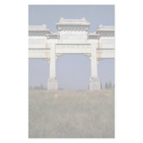 Gate, Ming Imperial Tombs, north of Beijing, China Custom Stationery