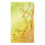 Gate of Dawn Trees Monogram Business Cards