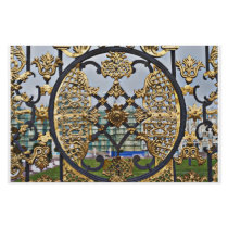 Gate to Catherines Palace entrance Customized Stationery