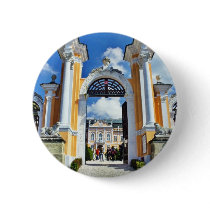 Gate To The Castle In Nove Hrady In Bohemia buttons