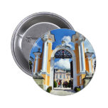 Gate To The Castle In Nove Hrady In Bohemia Pinback Button