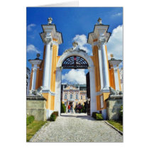Gate To The Castle In Nove Hrady In Bohemia cards