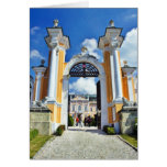 Gate To The Castle In Nove Hrady In Bohemia Cards