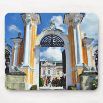 Gate To The Castle In Nove Hrady In Bohemia mousepads