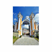 Gate To The Castle In Nove Hrady In Bohemia photo sculptures by lifesphere Gate To The Castle In Nove Hrady In Bohemia photo sculptures