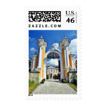 Gate To The Castle In Nove Hrady In Bohemia postage by lifesphere Gate To The Castle In Nove Hrady In Bohemia postage