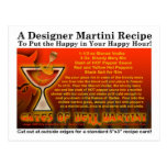 Gates of Hell Halloween Martini Recipe Postcard
