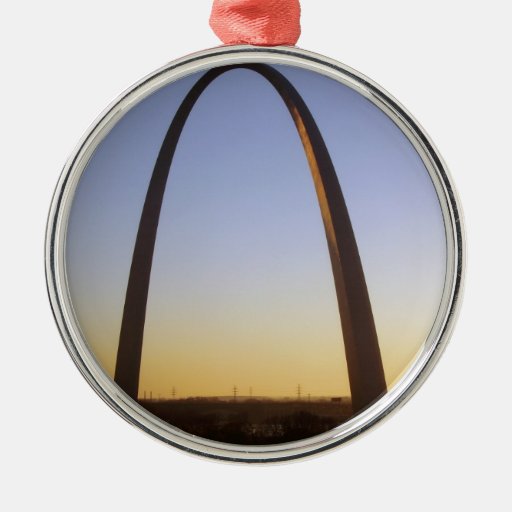 Gateway Arch, St. Louis, MO Metal Ornament | Zazzle