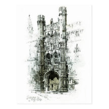 Gateway to Kings College Post Cards