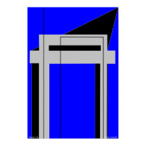 Gateway to Life - Blue posters