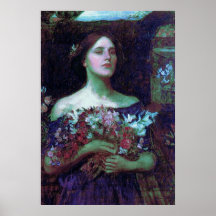 Gather Ye Rosebuds (1908)~ Fine Art Canvas Poster
