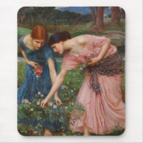 Gather Ye Rosebuds by John W. Waterhouse mousepads