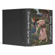 Gather Ye Rosebuds While Ye May Vinyl Binder