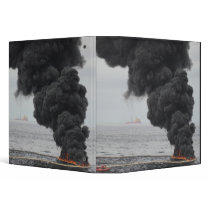 Gathered concentrated oil burns binders