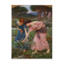 Gathering Rosebuds Post Card