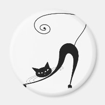 Gatito banal negro 2 iman