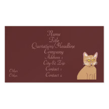 Gatito bonito plantillas de tarjeta de negocio