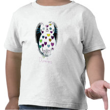 gatito lindo del purrfect con la camiseta del niño