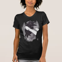 Gatito negro camiseta