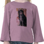 Gatito y flores camiseta