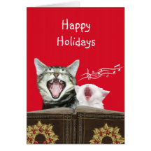 Gatitos de Caroling Felicitación