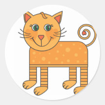 Gato caprichoso pegatinas  
