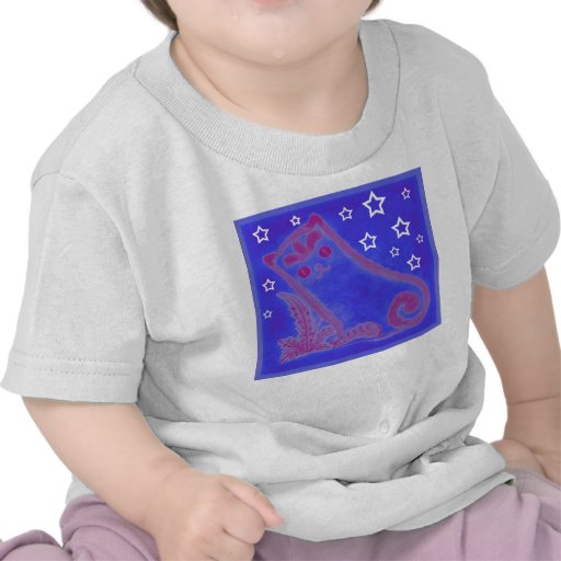 gato con estrellas tees