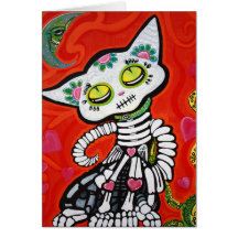 Gato De Los Muertos Cards