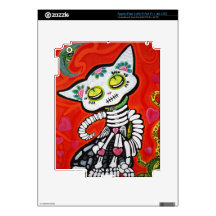 Gato De Los Muertos Skins For iPad 3