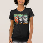 Gato rescatado/del refugio camiseta