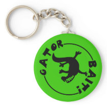 Gator Bait Alligator Key Chains