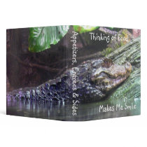'Gator Grins: Thinking of Food - Binder by bontondesigns 'Gator Grins: Thinking of Food - Binder