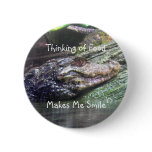 'Gator Grins: Thinking of Food - Button #1