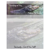 'Gator Grins: Thinking of You - Letterhead by bontondesigns 'Gator Grins: Thinking of You - Letterhead