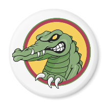 Gator Mascot Fridge Magnet