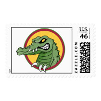 Gator Mascot postage by alternateworlds Gator Mascot postage